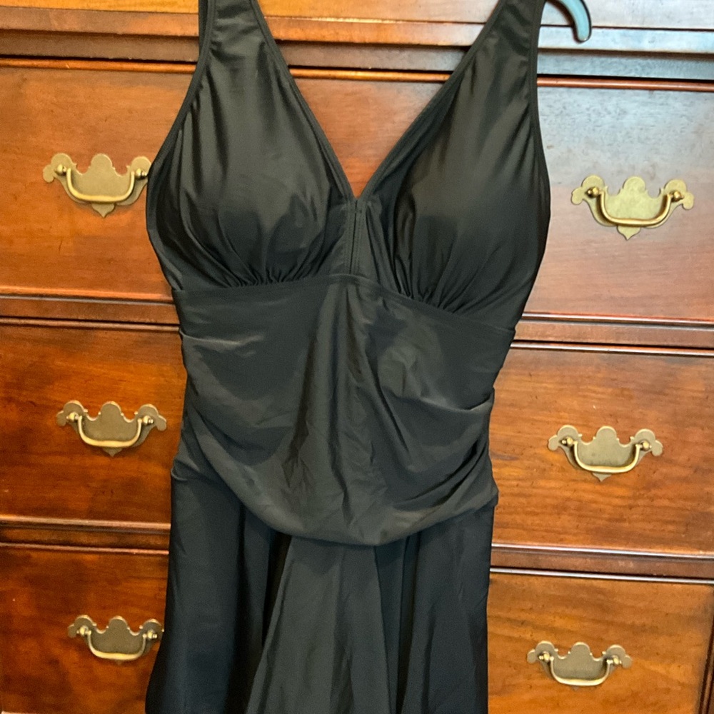 Chic Black One-Piece Swimsuit